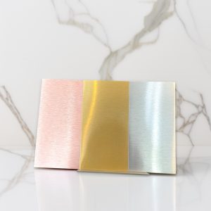 Brushed Gold Silver Copper Sublimation Aluminum Sheet